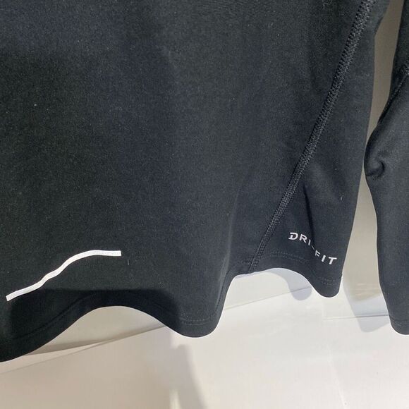 Nike Running Women's Black Dri-Fit Half Zip Long Sleeve Athletic Shirt Medium - Picture 7 of 9